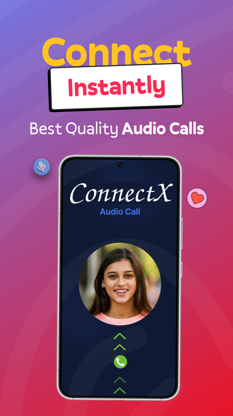 Connect Instantly - Best Quality Audio Calls