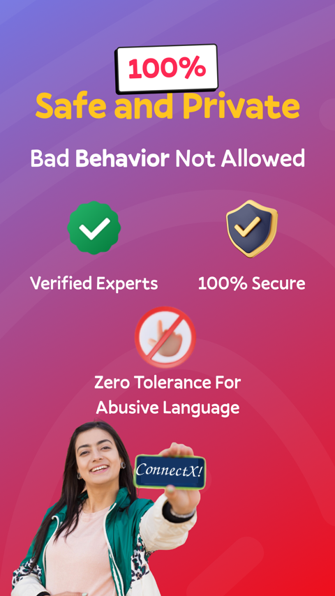 100% Safe and Private - Bad Behavior Not Allowed